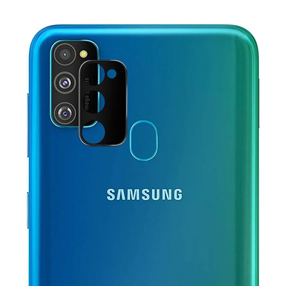 Microsonic Samsung Galaxy M21 Kamera Lens Koruma Camı V2 Siyah 1