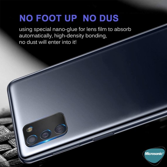 Microsonic Samsung Galaxy M30s Kamera Lens Koruma Camı V2 Siyah 2