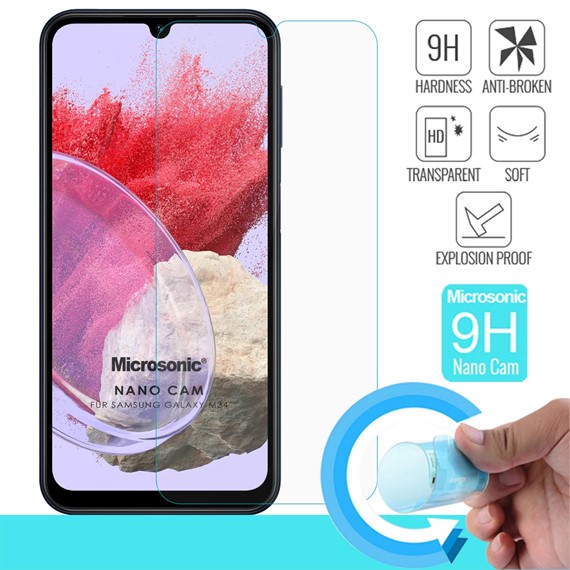 Microsonic Samsung Galaxy M34 5G Nano Glass Cam Ekran Koruyucu 2