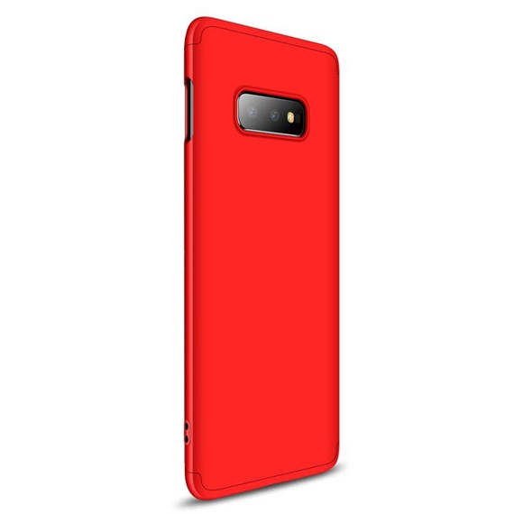 Microsonic Samsung Galaxy S10e Kılıf Double Dip 360 Protective Kırmızı 2