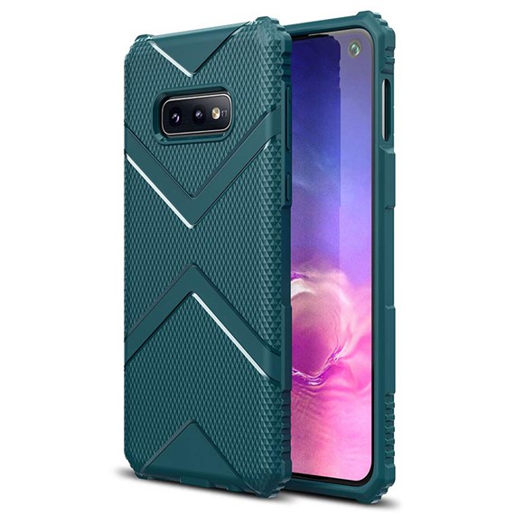 Microsonic Samsung Galaxy S10e Kılıf Diamond Shield Yeşil 1