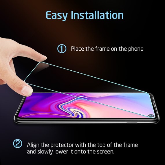 Microsonic Samsung Galaxy S10e Temperli Cam Ekran Koruyucu 5