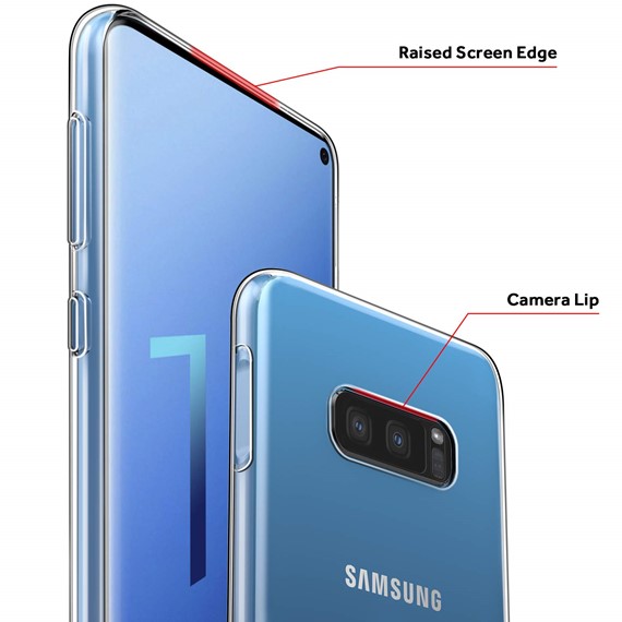 Microsonic Samsung Galaxy S10e Kılıf Transparent Soft Beyaz 5