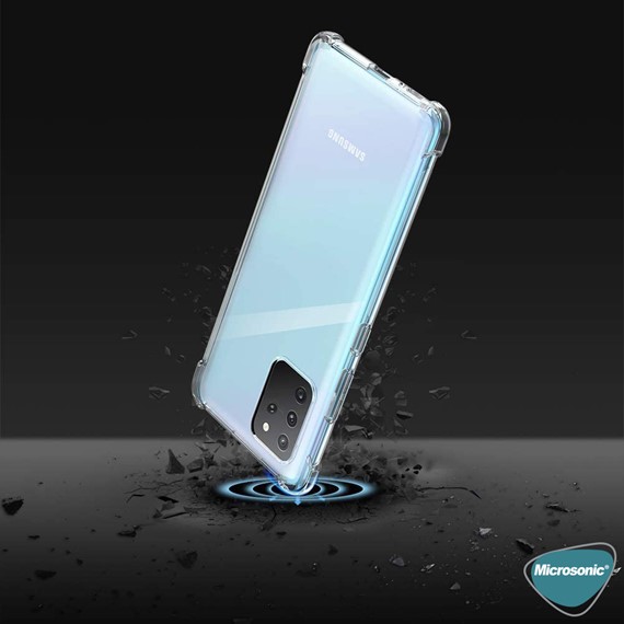 Microsonic Shock Absorbing Kılıf Samsung Galaxy S20 Plus Şeffaf 3