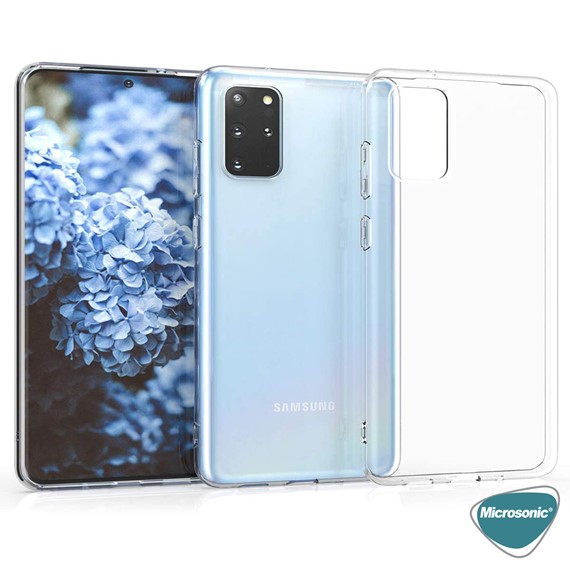Microsonic Samsung Galaxy S20 Plus Kılıf Transparent Soft Beyaz 5