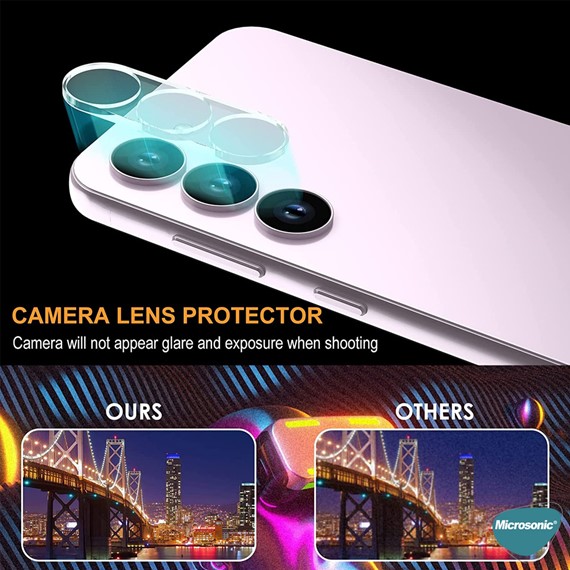 Microsonic Samsung Galaxy S23 Kamera Lens Koruma Camı 3