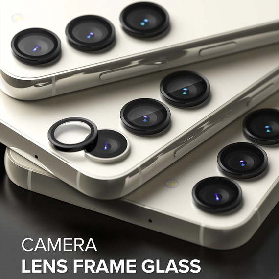Microsonic Samsung Galaxy S23 FE Tekli Kamera Lens Koruma Camı Siyah 3