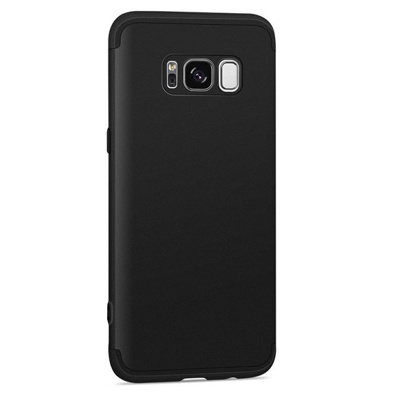Microsonic Samsung Galaxy S8 Kılıf Double Dip 360 Protective Siyah 2