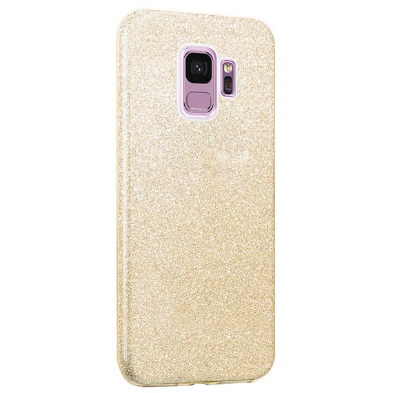 Microsonic Samsung Galaxy S9 Kılıf Sparkle Shiny Gold 2