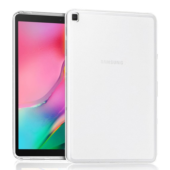Microsonic Samsung Galaxy Tab A 10 1 T510 Kılıf Transparent Soft Beyaz 1