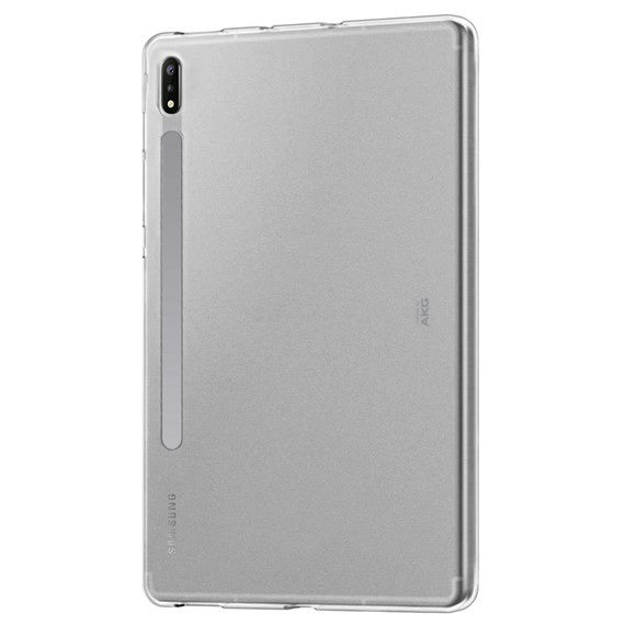 Microsonic Samsung Galaxy Tab S7 T870 Kılıf Transparent Soft Beyaz 2