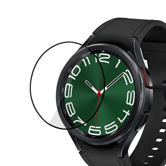 Microsonic Samsung Galaxy Watch 6 44mm Tam Kaplayan Nano Cam Ekran Koruyucu Siyah 1
