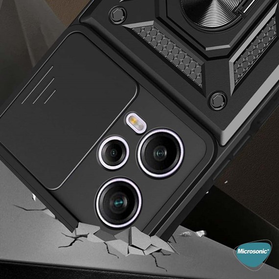 Microsonic Xiaomi Poco X6 5G Kılıf Impact Resistant Siyah 3