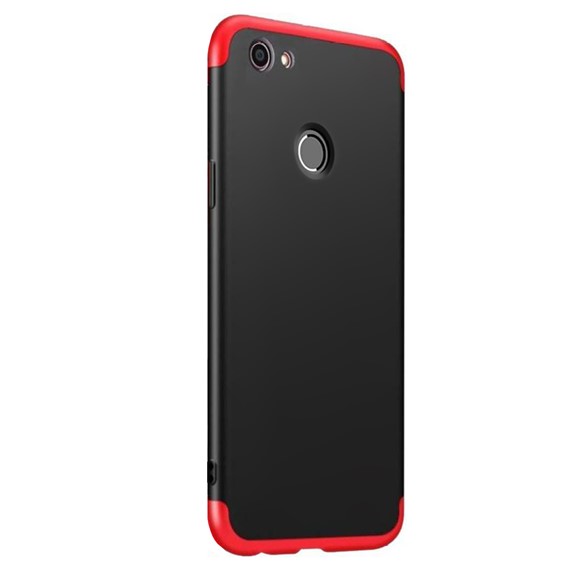 Microsonic Xiaomi Redmi Note 5A Prime Kılıf Double Dip 360 Protective Siyah Kırmızı 2