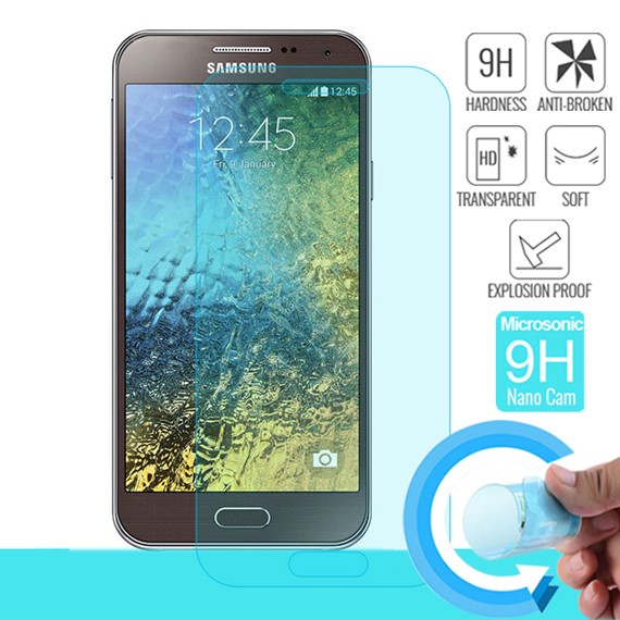 Microsonic Samsung Galaxy E5 Nano Cam Ekran koruyucu Kırılmaz film 1