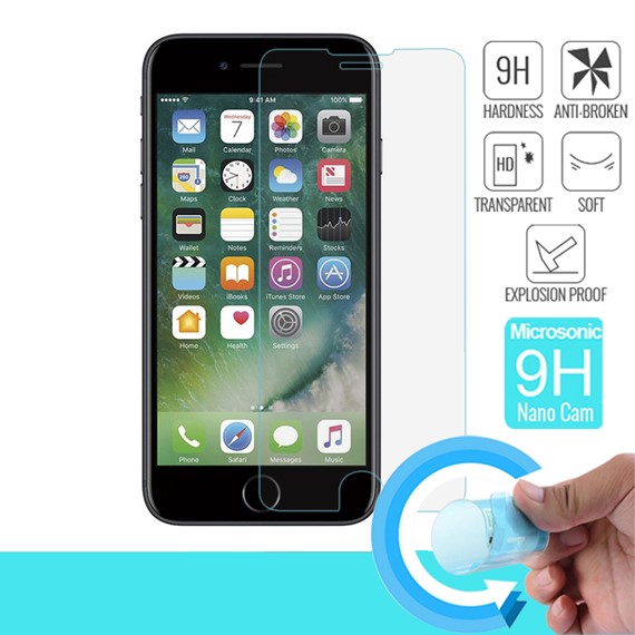 Microsonic Apple iPhone 7 Nano Cam Ekran koruyucu Kırılmaz film 1