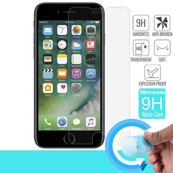 Microsonic Apple iPhone 7 Plus Nano Cam Ekran koruyucu Kırılmaz film 1