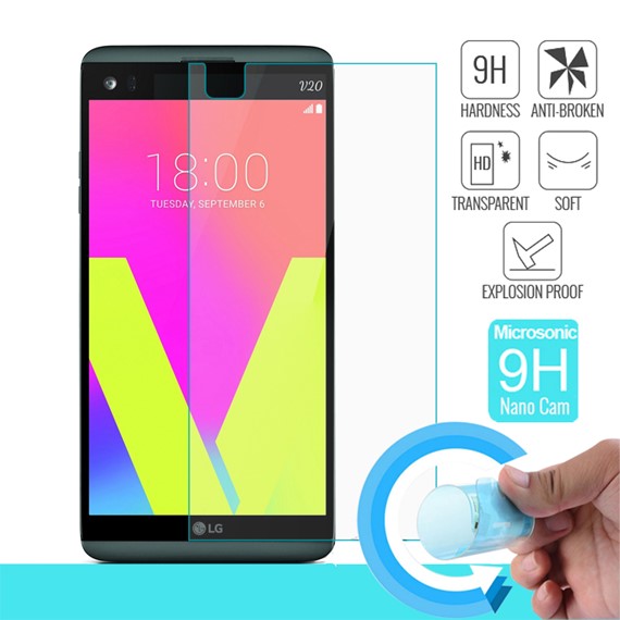Microsonic LG V20 Nano Cam Ekran koruyucu Kırılmaz film 1
