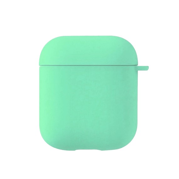 Microsonic Apple AirPods 1 Nesil 2 Nesil Liquid Silicone Lansman Mint Yeşili 1