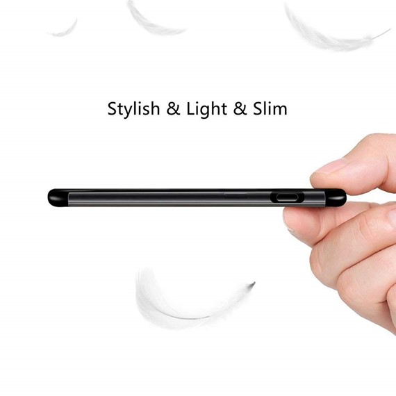 Microsonic Apple iPhone 6 Kılıf Skyfall Transparent Clear Gümüş 5
