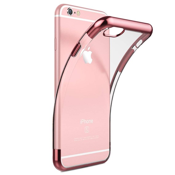 Microsonic Apple iPhone 6 Kılıf Skyfall Transparent Clear Rose Gold 2