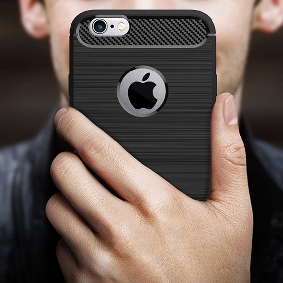 Microsonic Apple iPhone 6S Plus Kılıf Room Silikon Siyah 4