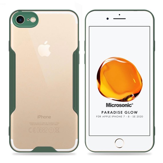 Microsonic Apple iPhone SE 2020 Kılıf Paradise Glow Yeşil 1