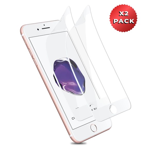 Microsonic Apple iPhone SE 2020 Crystal Seramik Nano Ekran Koruyucu Beyaz 2 Adet 2