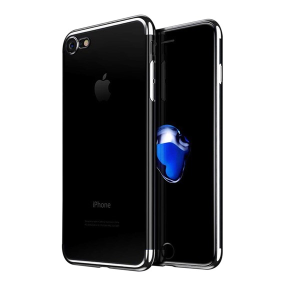 Microsonic Apple iPhone 7 Kılıf Skyfall Transparent Clear Gümüş 1