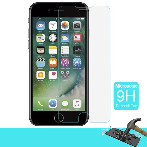 Microsonic iPhone 7 Plus Temperli Cam Ekran koruyucu film 1