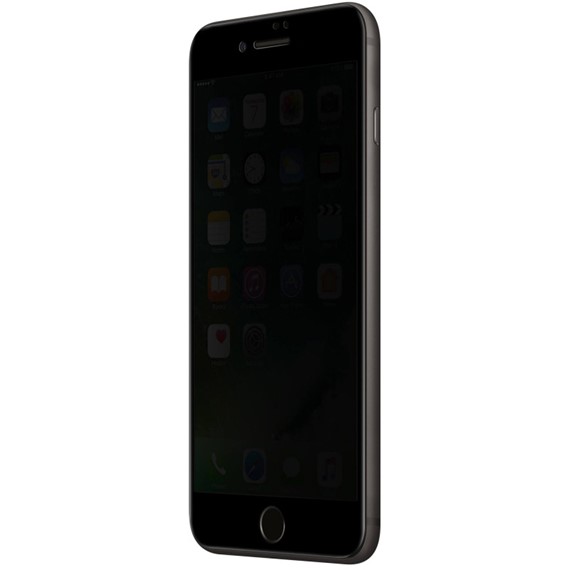 Microsonic Apple iPhone 7 Plus Privacy 5D Gizlilik Filtreli Cam Ekran Koruyucu Siyah 3