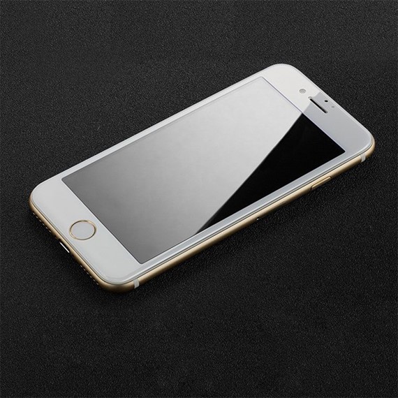 Microsonic Apple iPhone 8 Tam Kaplayan Temperli Cam Ekran koruyucu Kırılmaz Film Siyah 4