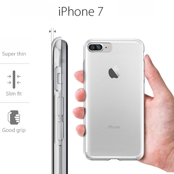 Microsonic Apple iPhone 8 Plus Kılıf Kristal Şeffaf 3
