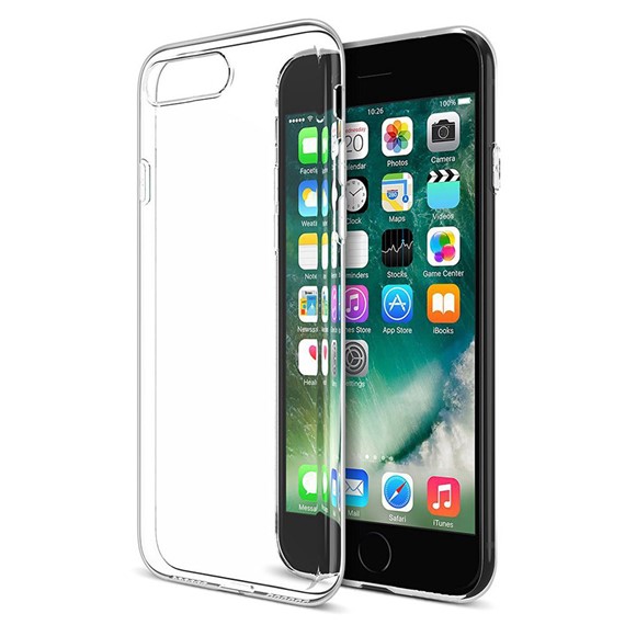 Microsonic Apple iPhone 8 Plus Kılıf Kristal Şeffaf 1