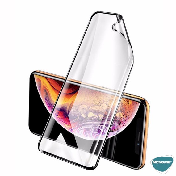 Microsonic Apple iPhone 15 Pro Max Crystal Seramik Nano Ekran Koruyucu Siyah 2 Adet 5