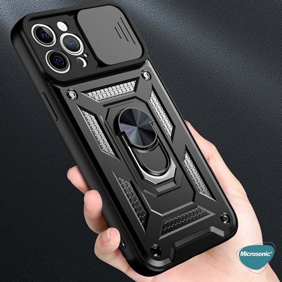 Microsonic Apple iPhone 15 Pro Max Kılıf Impact Resistant Lacivert 4