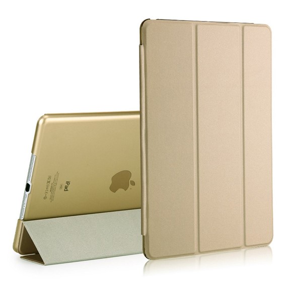 Microsonic Apple iPad 9 7 2018 A1893-A1954 Smart Case ve arka Kılıf Gold 1