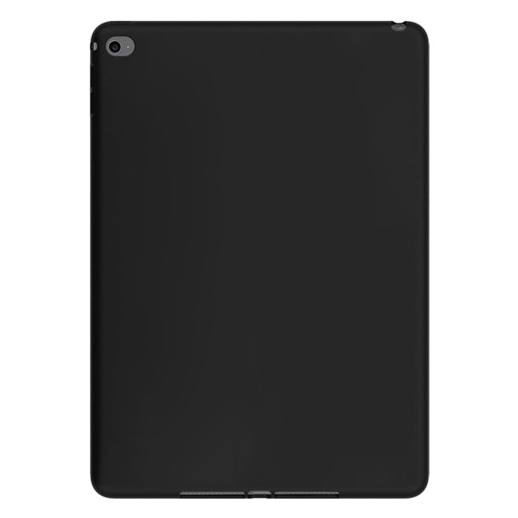 Microsonic Matte Silicone Apple iPad Air 2 A1566-A1567 Kılıf Siyah 2