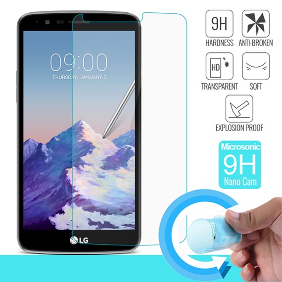 Microsonic LG Stylus 3 Nano Cam Ekran koruyucu Kırılmaz film 1