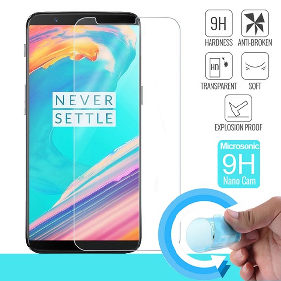 Microsonic OnePlus 5T Nano Cam Ekran koruyucu Kırılmaz film 1