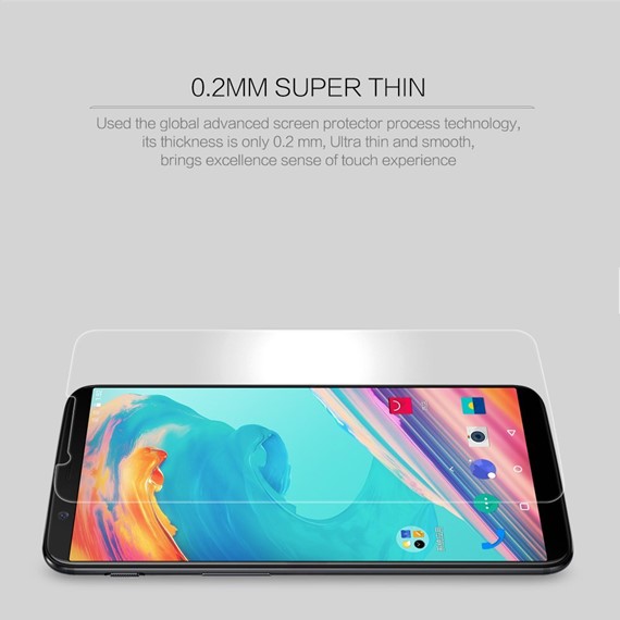 Microsonic OnePlus 5T Temperli Cam Ekran koruyucu Kırılmaz film 5