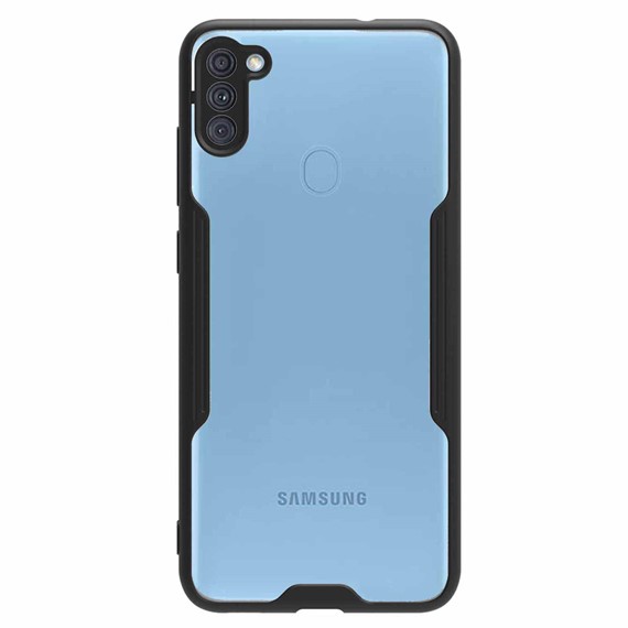 Microsonic Samsung Galaxy A11 Kılıf Paradise Glow Siyah 2