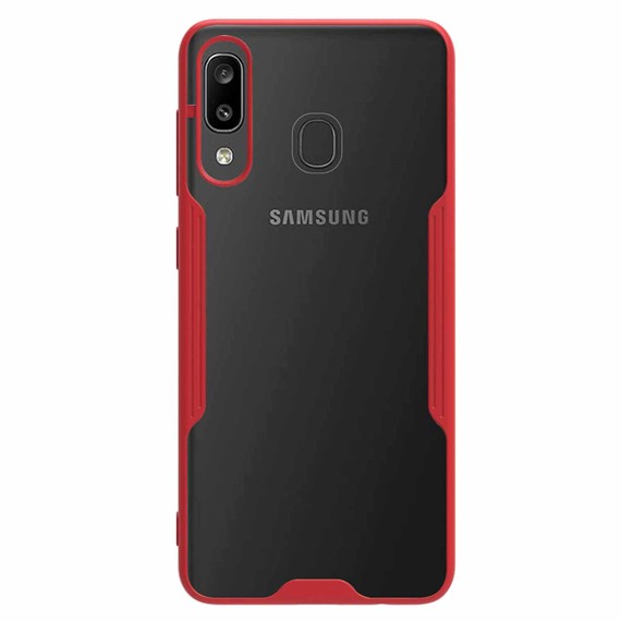 Microsonic Samsung Galaxy M10S Kılıf Paradise Glow Kırmızı 2