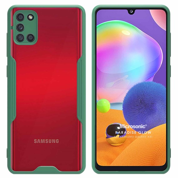 Microsonic Samsung Galaxy A31 Kılıf Paradise Glow Yeşil 1