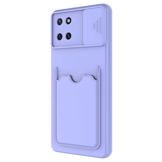 Microsonic Samsung Galaxy Note 10 Lite Kılıf Inside Card Slot Lila 2