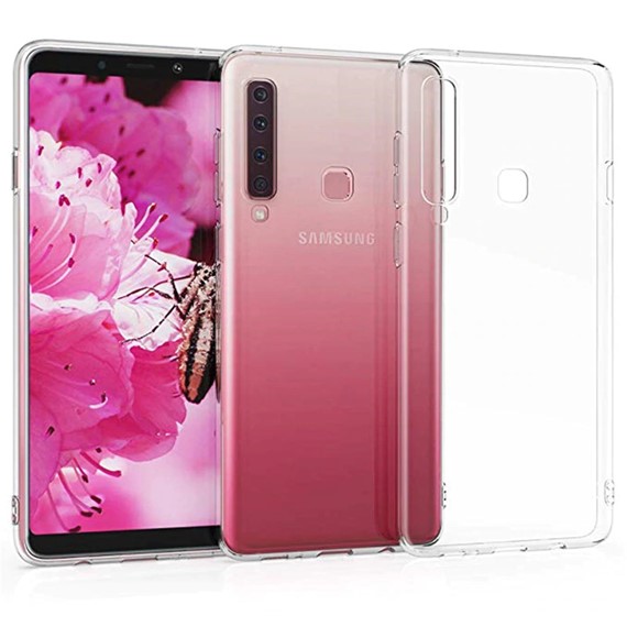 Microsonic Samsung Galaxy A9 2018 Kılıf Transparent Soft Beyaz 5