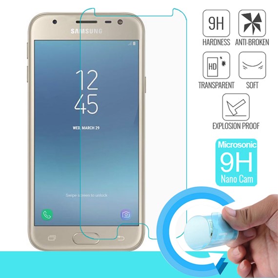 Microsonic Samsung Galaxy J3 Pro Nano Cam Ekran koruyucu Kırılmaz film 1