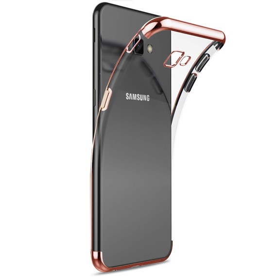 Microsonic Samsung Galaxy J4 Core Kılıf Skyfall Transparent Clear Rose Gold 2