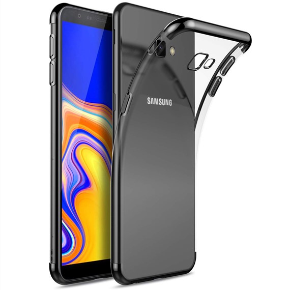 Microsonic Samsung Galaxy J4 Core Kılıf Skyfall Transparent Clear Siyah 1