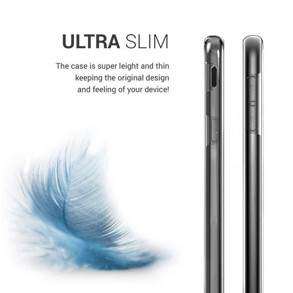 Microsonic Samsung Galaxy J4 Core Kılıf 6 tarafı tam full koruma 360 Clear Soft Şeffaf 4